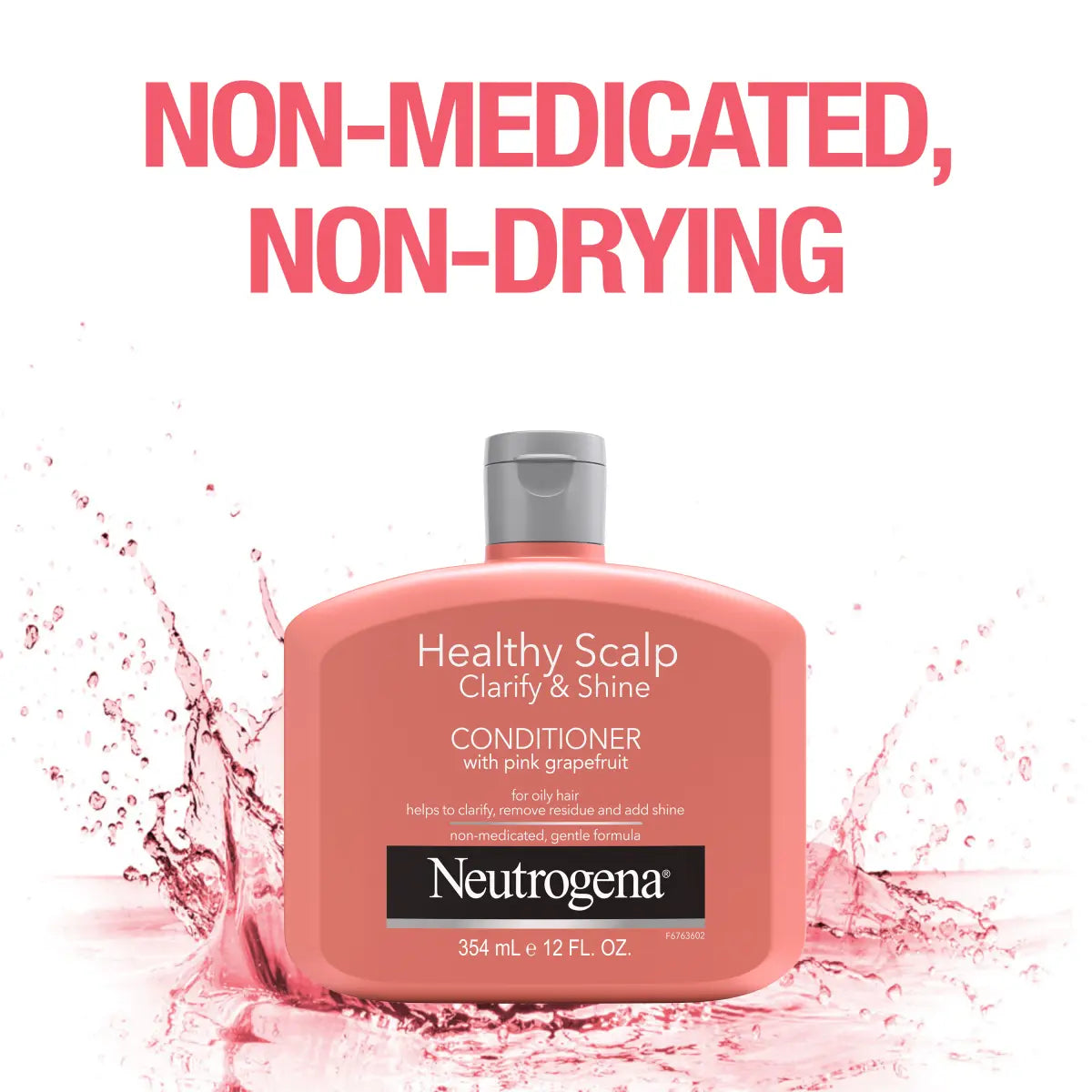 Neutrogena® Scalp Clarify & Shine Conditioner with Pink Grapefruit product image 4