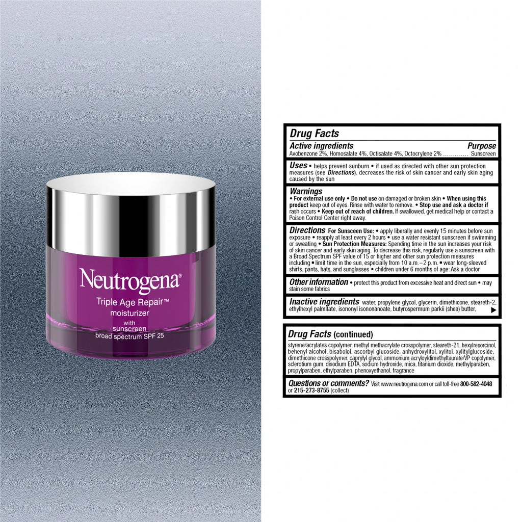 Neutrogena® Triple Age Repair Moisturizer SPF 25 product image 7