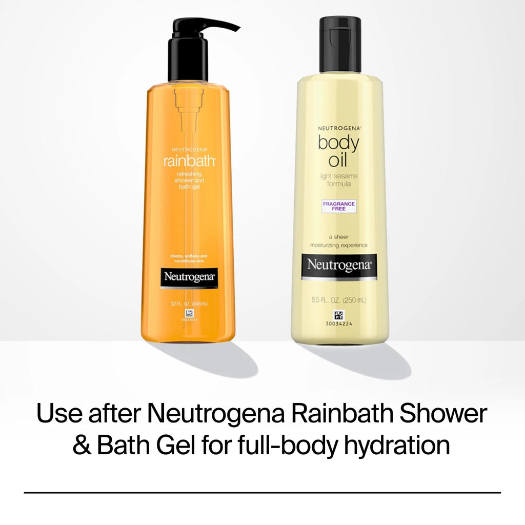Neutrogena® Body Oil, Light Sesame Formula, Fragrance Free product image 7
