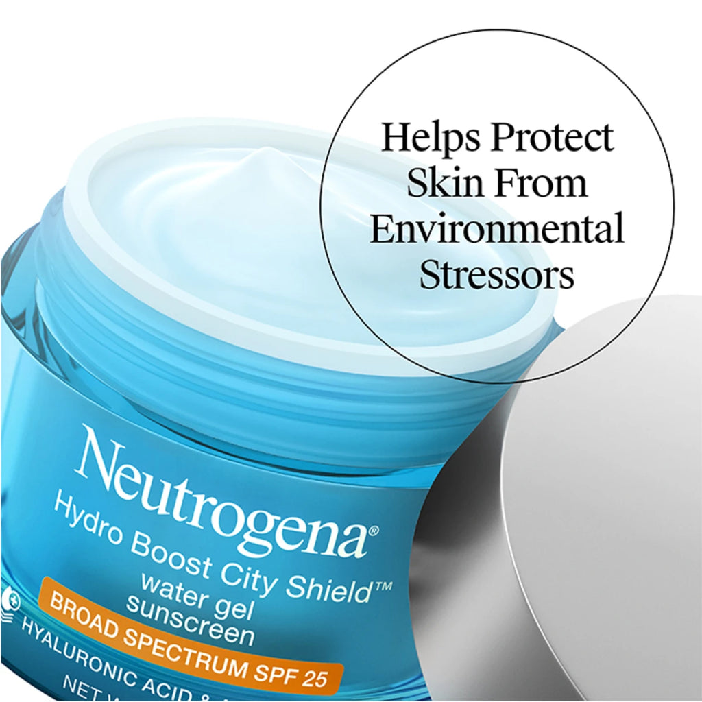 Neutrogena® Hydro Boost City Shield Water Gel with Broad Spectrum SPF 25 product image 3