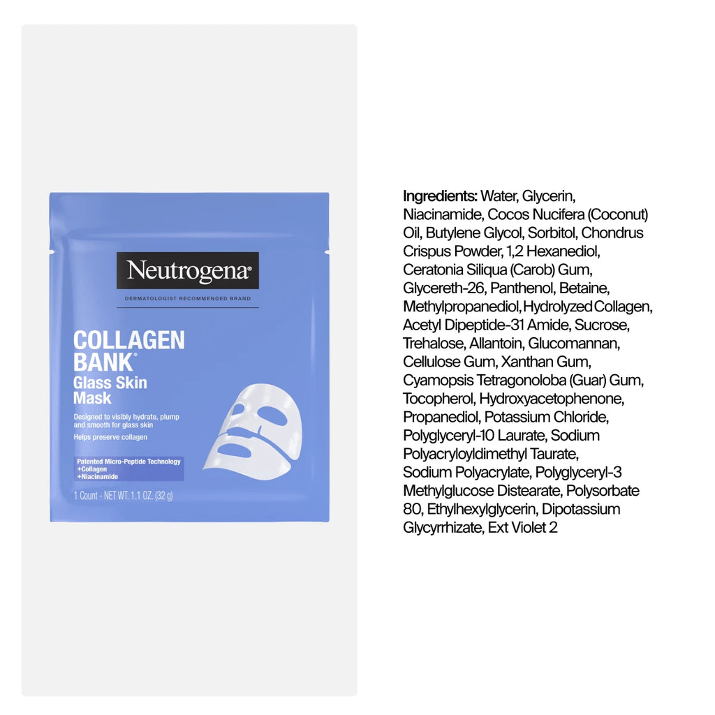 Neutrogena® Collagen Bank Glass Skin Mask product image 9