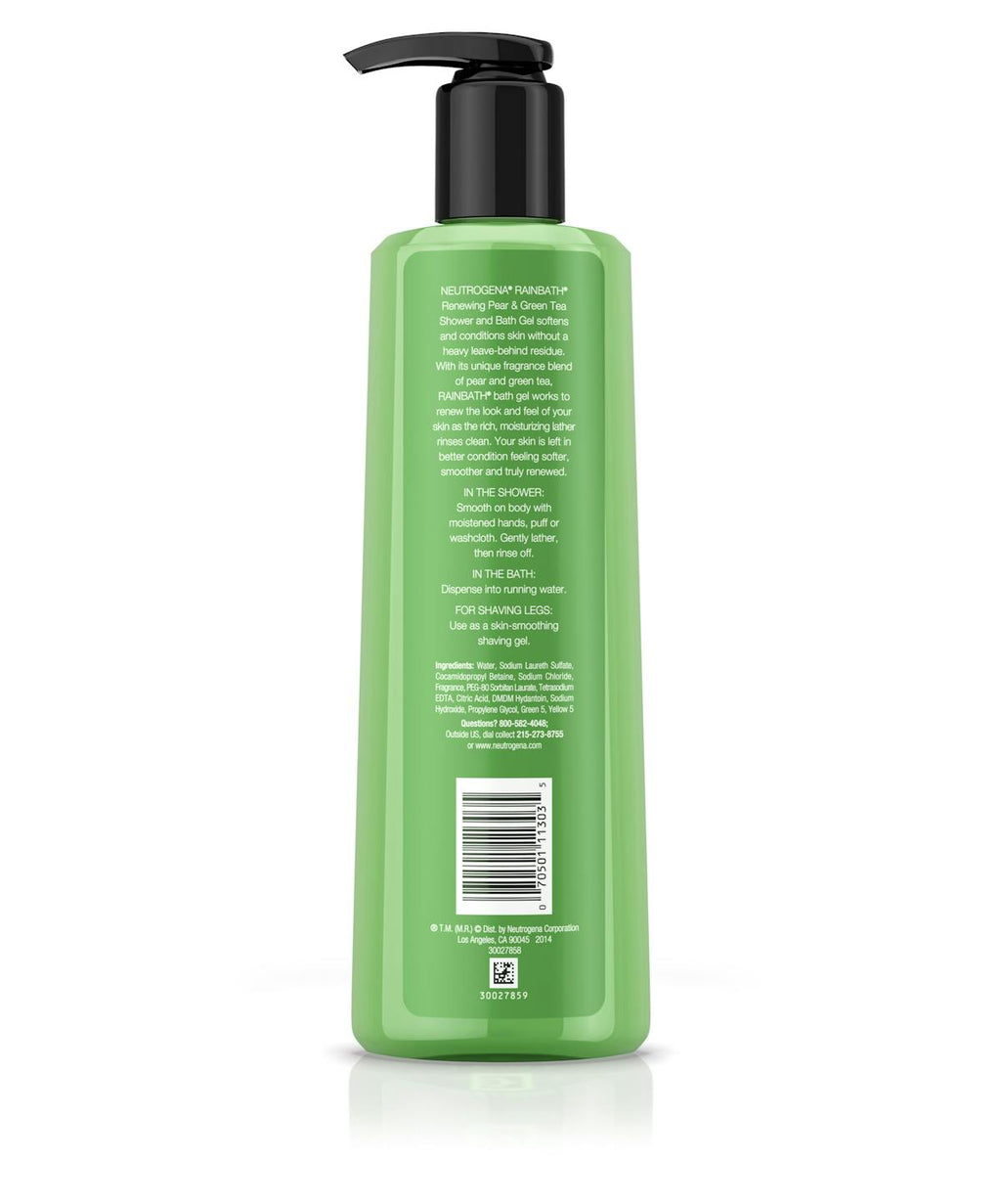Neutrogena® Rainbath Renewing Shower and Bath Gel, Pear & Green Tea product image 15