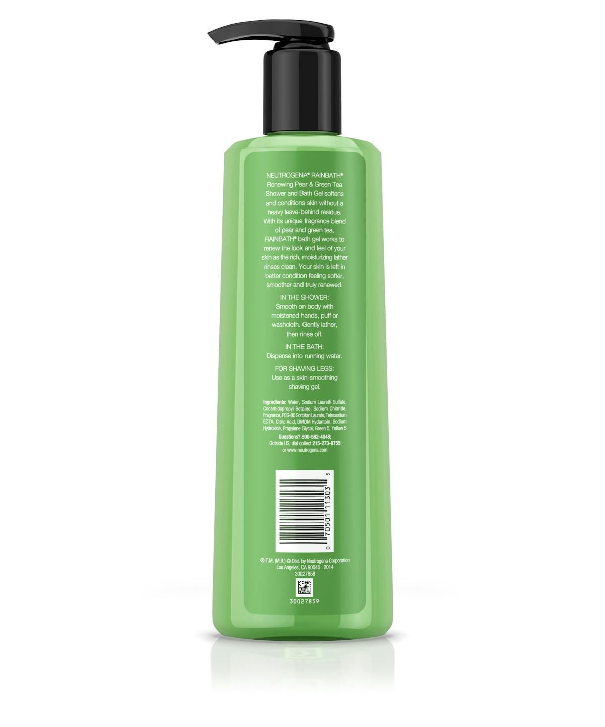 Neutrogena® Rainbath Renewing Shower and Bath Gel, Pear & Green Tea product image 15