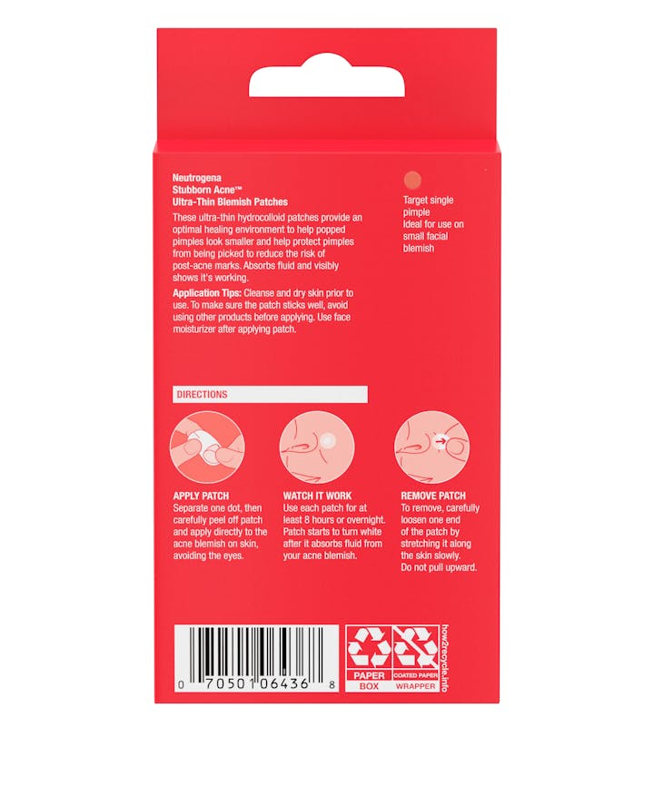 Neutrogena Stubborn Acne® Ultra-Thin Blemish Patches - product image 6