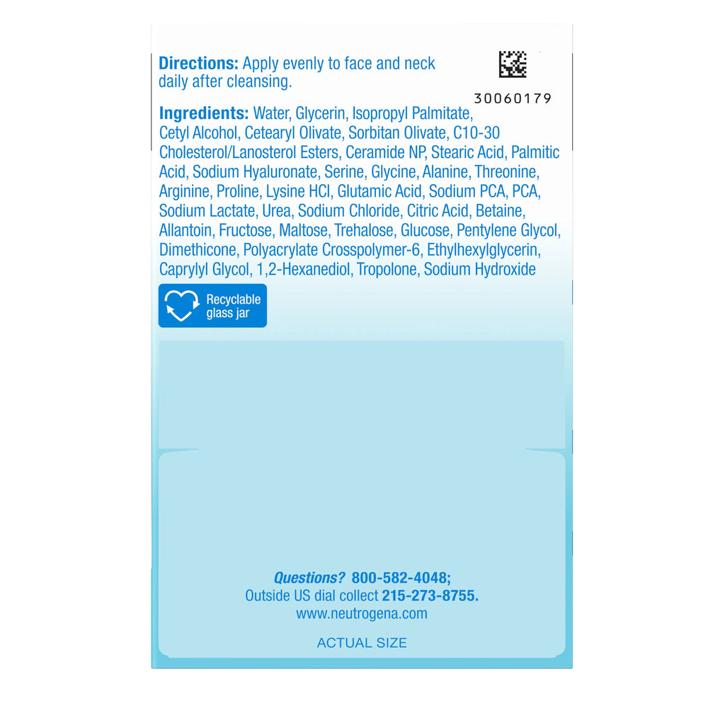 Neutrogena® Hydro Boost Hyaluronic Acid Water Cream Fragrance Free Facial Moisturizer product image 10