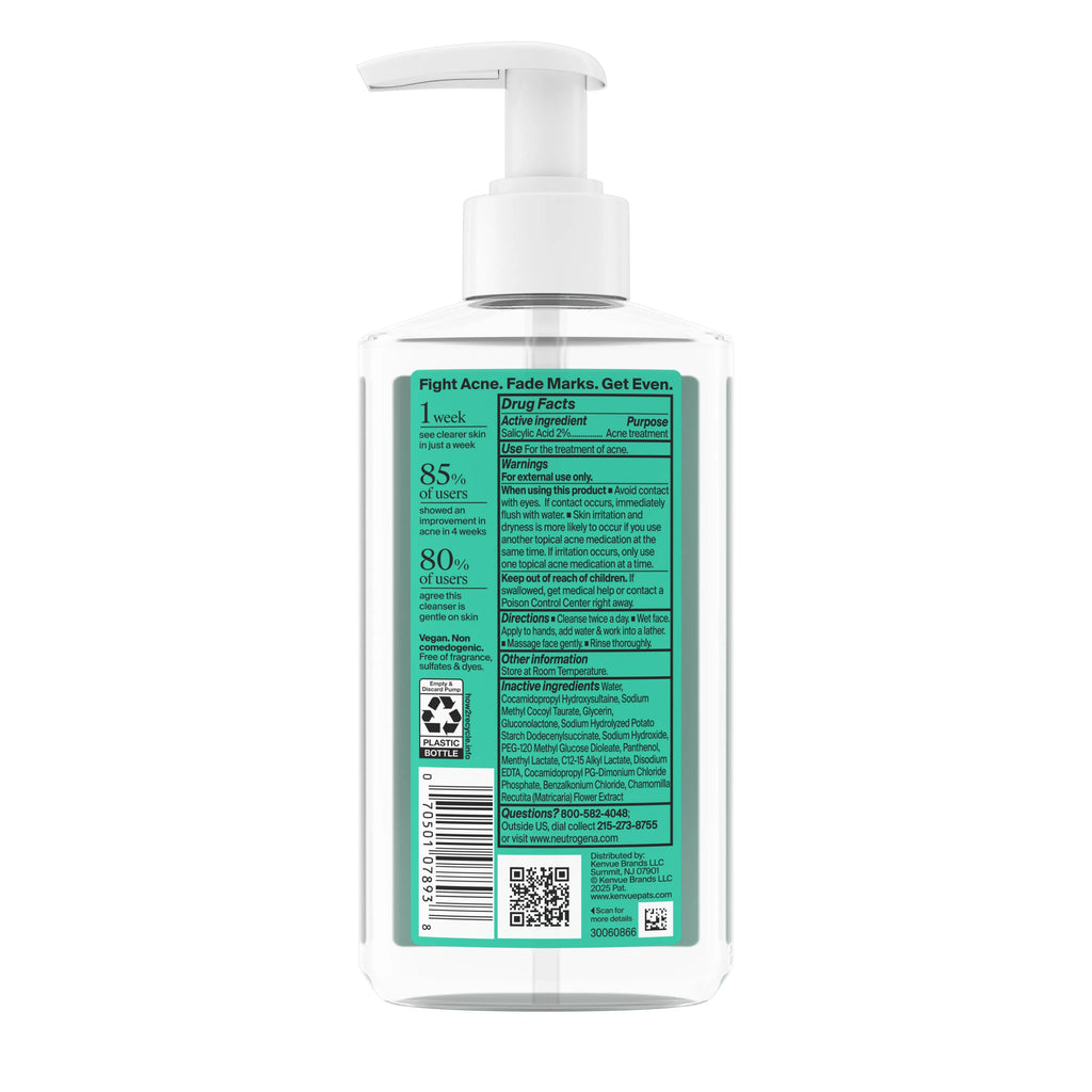 Neutrogena® Evenly Clear™ Acne Cleanser product image 9