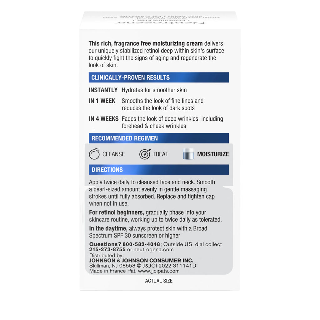 Neutrogena® Rapid Wrinkle Repair Retinol Regenerating Cream, Fragrance-Free product image 9