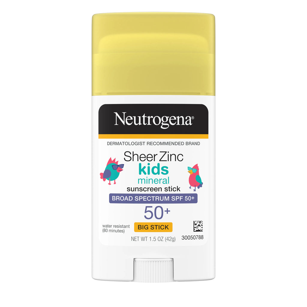 Neutrogena® Sheer Zinc Kids Mineral Sunscreen Stick Broad Spectrum SPF 50+ product image 1