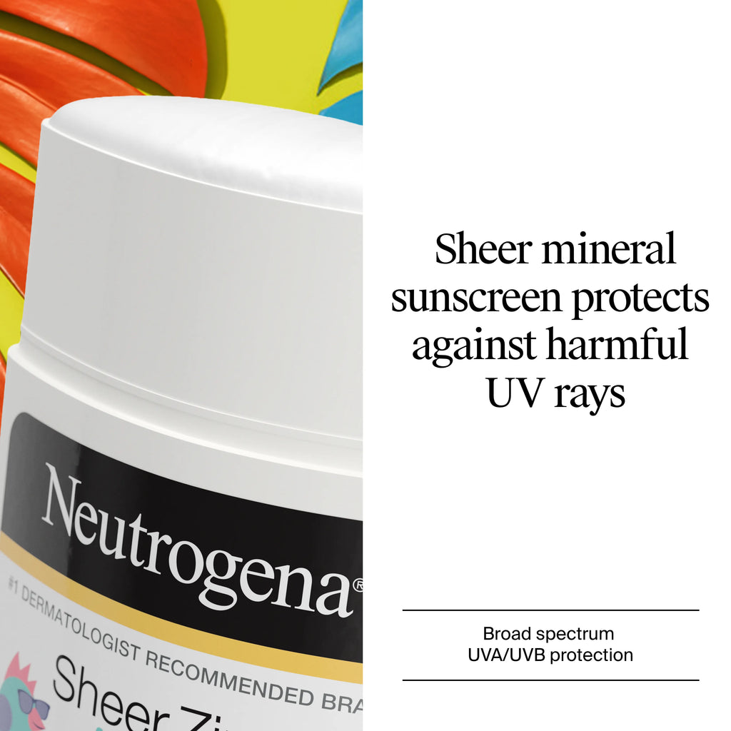 Neutrogena® Sheer Zinc Kids Mineral Sunscreen Stick Broad Spectrum SPF 50+ product image 2