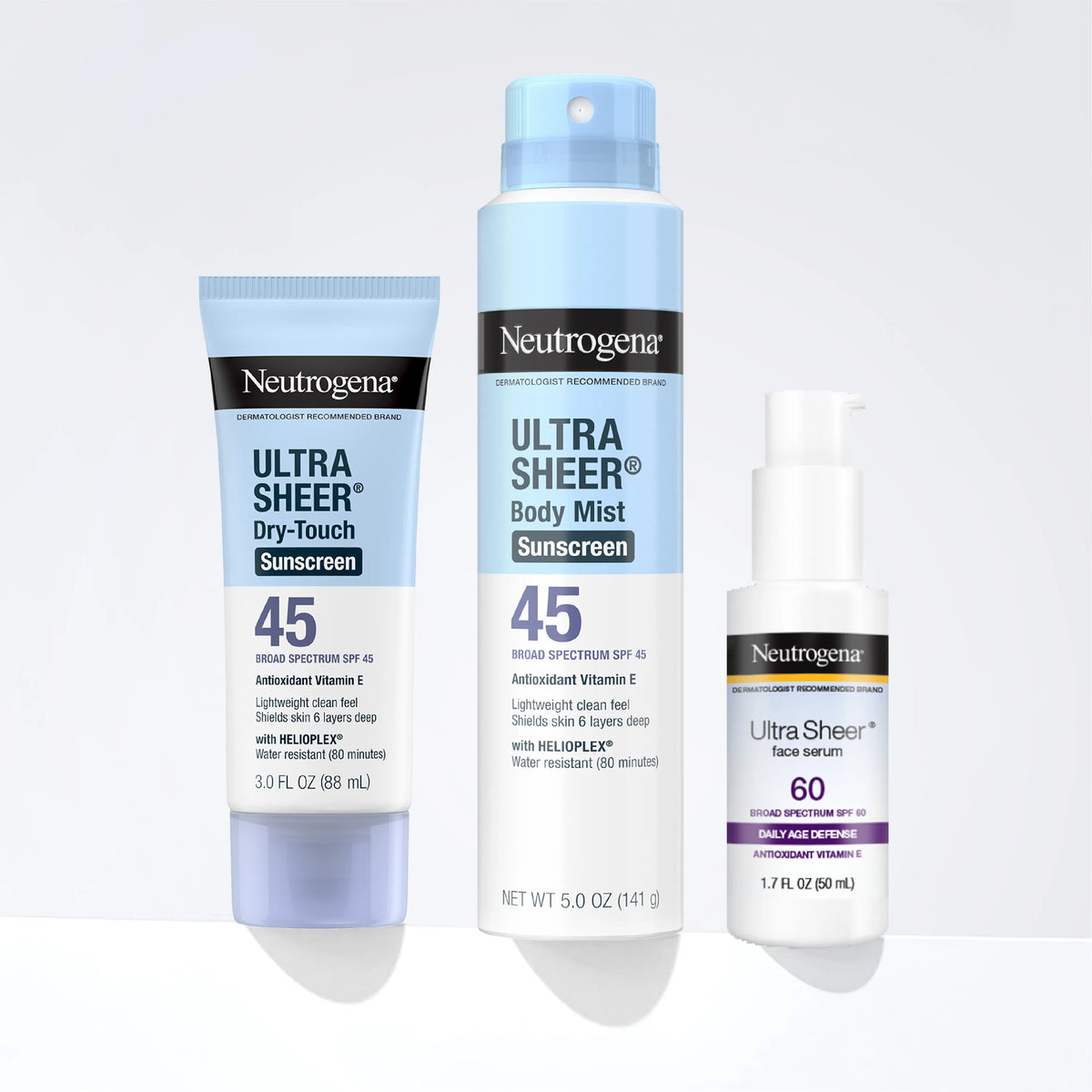 Neutrogena Ultra Sheer Dry-Touch Sunscreen Broad Spectrum SPF 45 product image 10