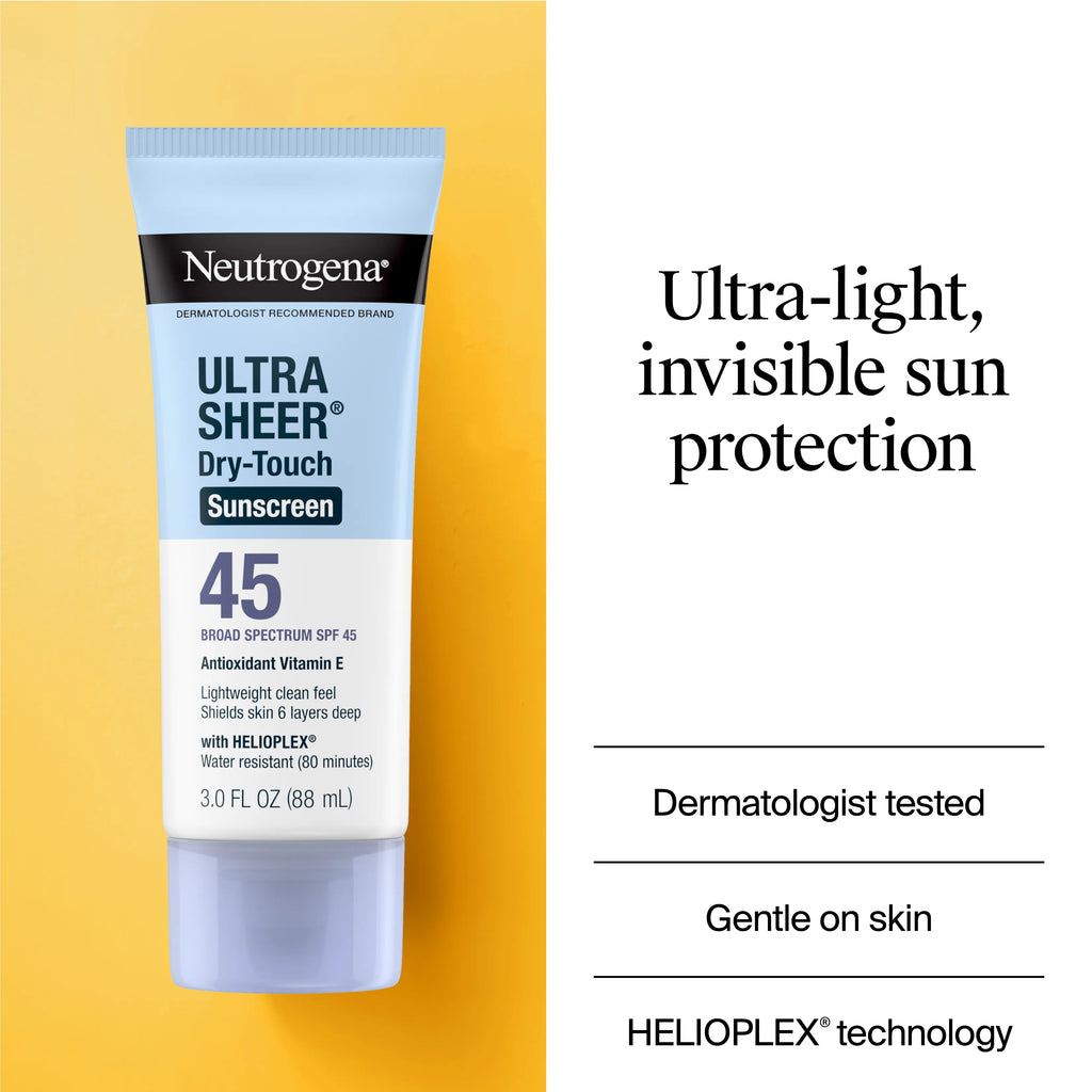 Neutrogena Ultra Sheer Dry-Touch Sunscreen Broad Spectrum SPF 45 product image 3