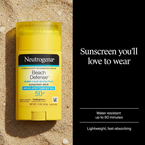 Neutrogena® Beach Defense Sunscreen Stick Broad Spectrum SPF 50+ product image 2