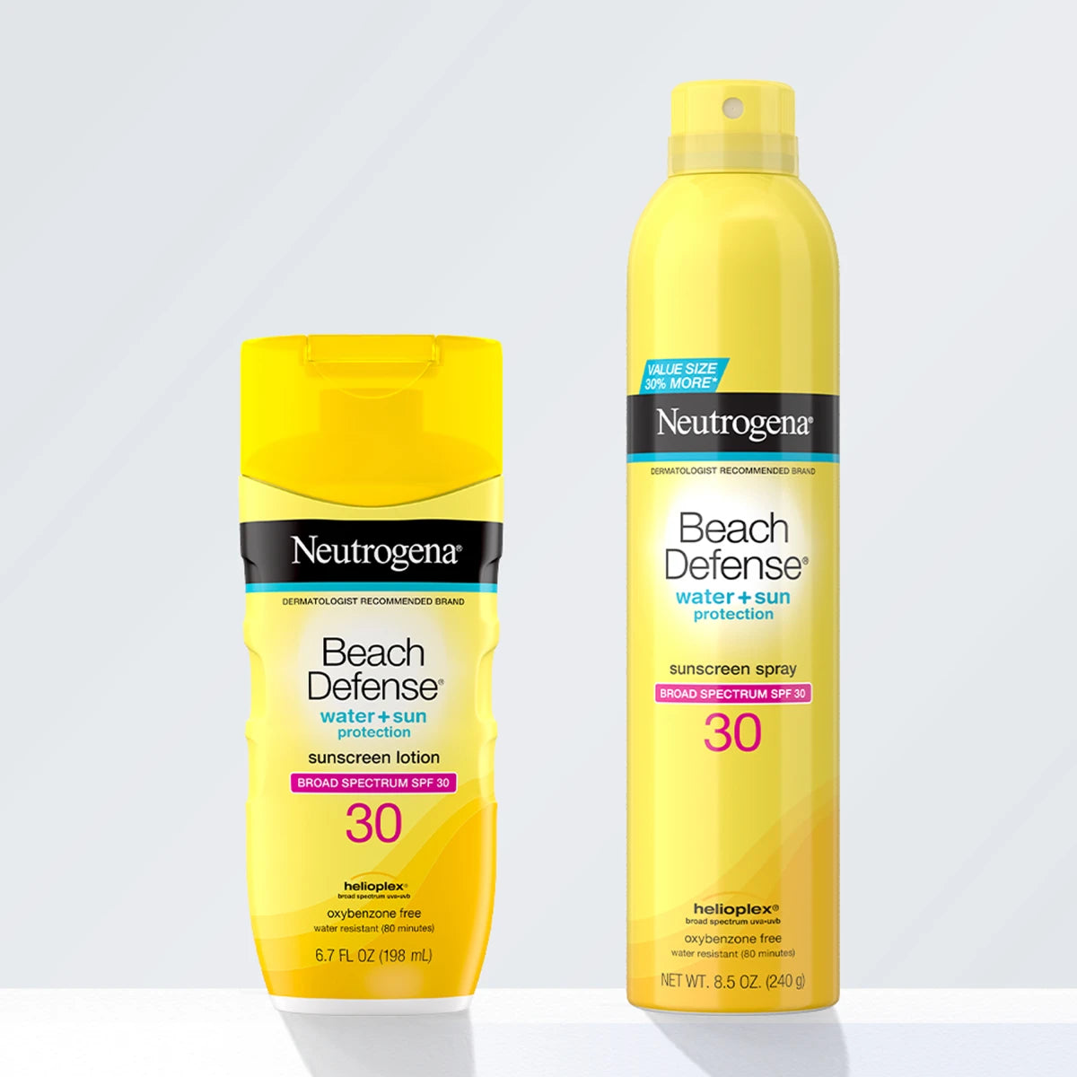 Beach Defense® Water + Sun Protection Sunscreen Spray Broad Spectrum SPF 30 product image 8