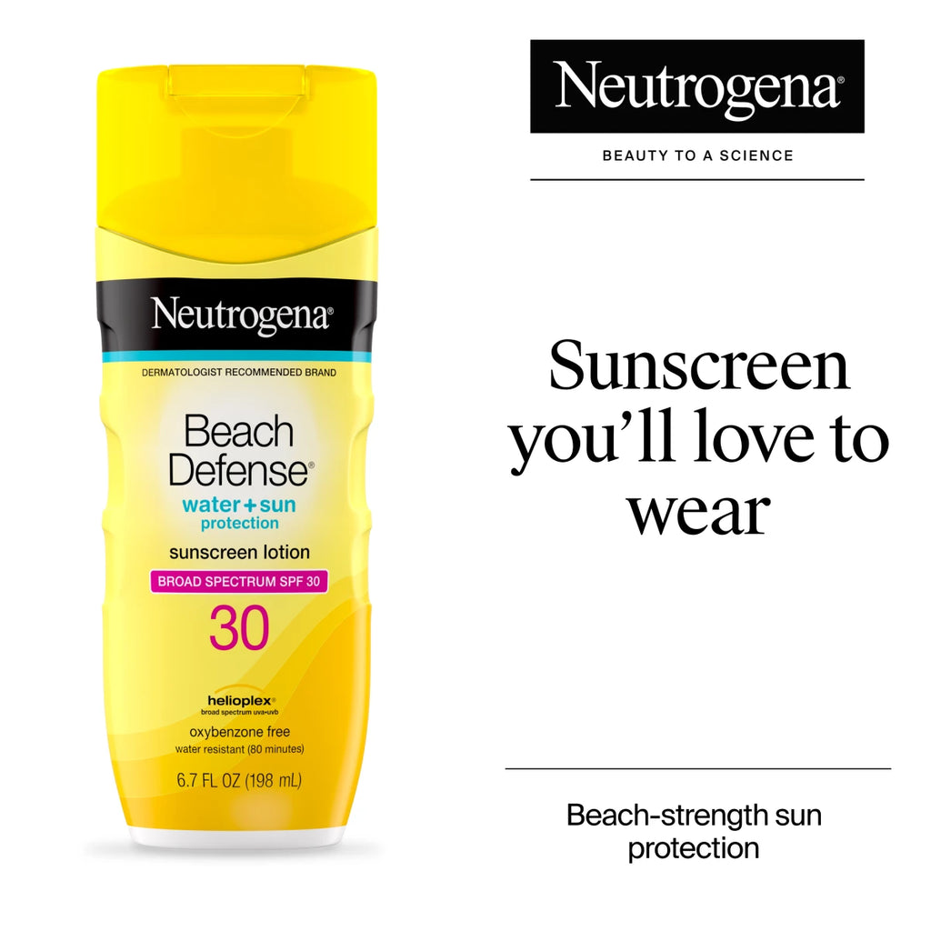 Neutrogena® Beach Defense Sunscreen Lotion Broad Spectrum SPF 30 product image 2