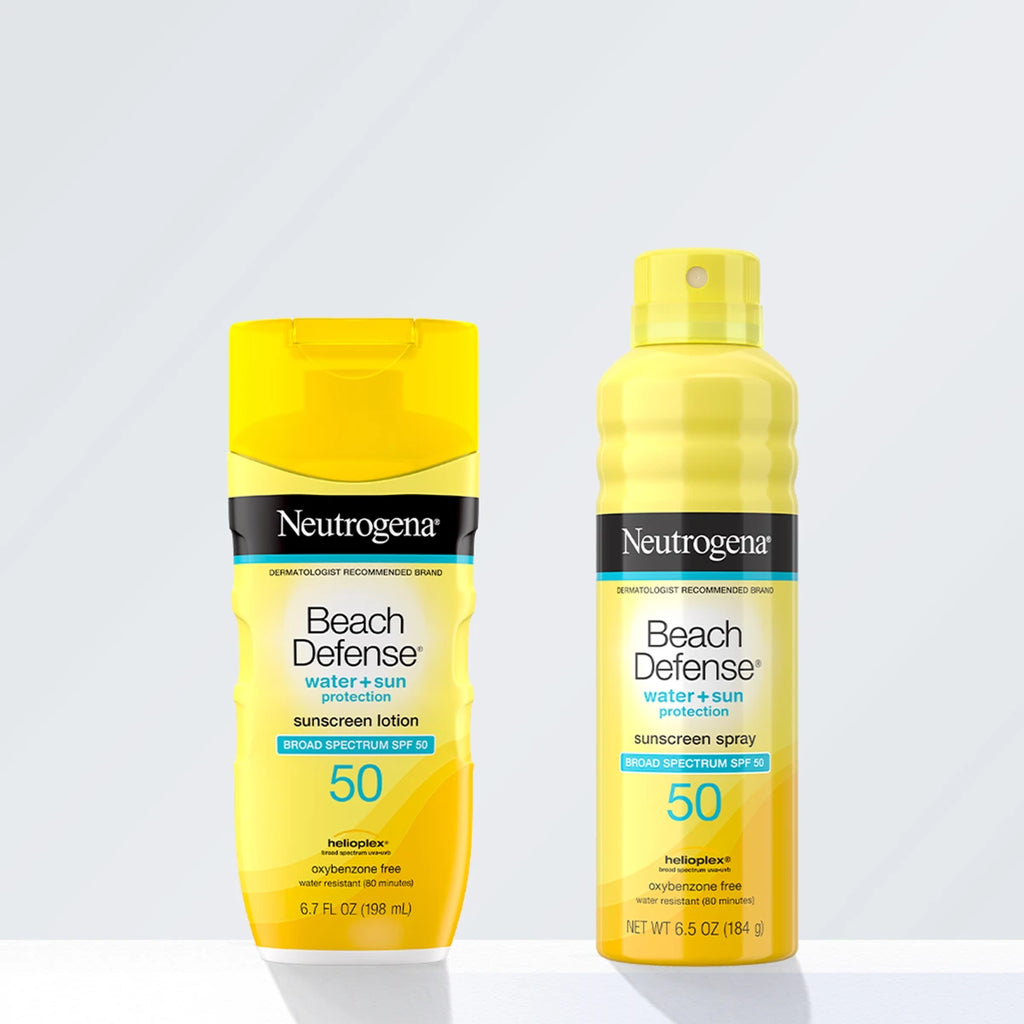 Beach Defense® Water + Sun Protection Sunscreen Lotion Broad Spectrum SPF 50 product image 8