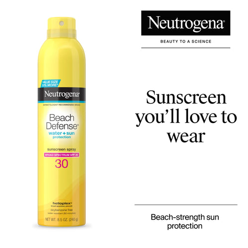 Beach Defense® Water + Sun Protection Sunscreen Spray Broad Spectrum SPF 30 product image 2