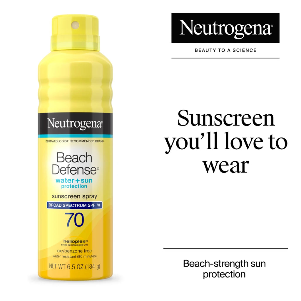Beach Defense® Water + Sun Protection Sunscreen Spray Broad Spectrum SPF 70 product image 2