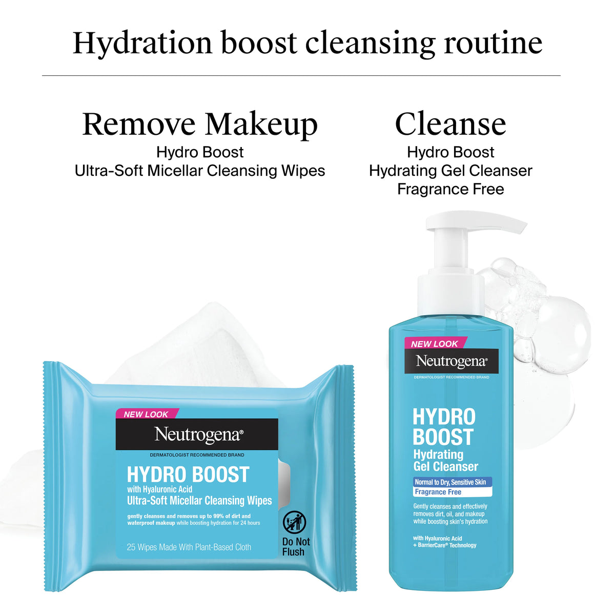 Neutrogena® Hydration Boost Cleansing Regimen Duo product image 2