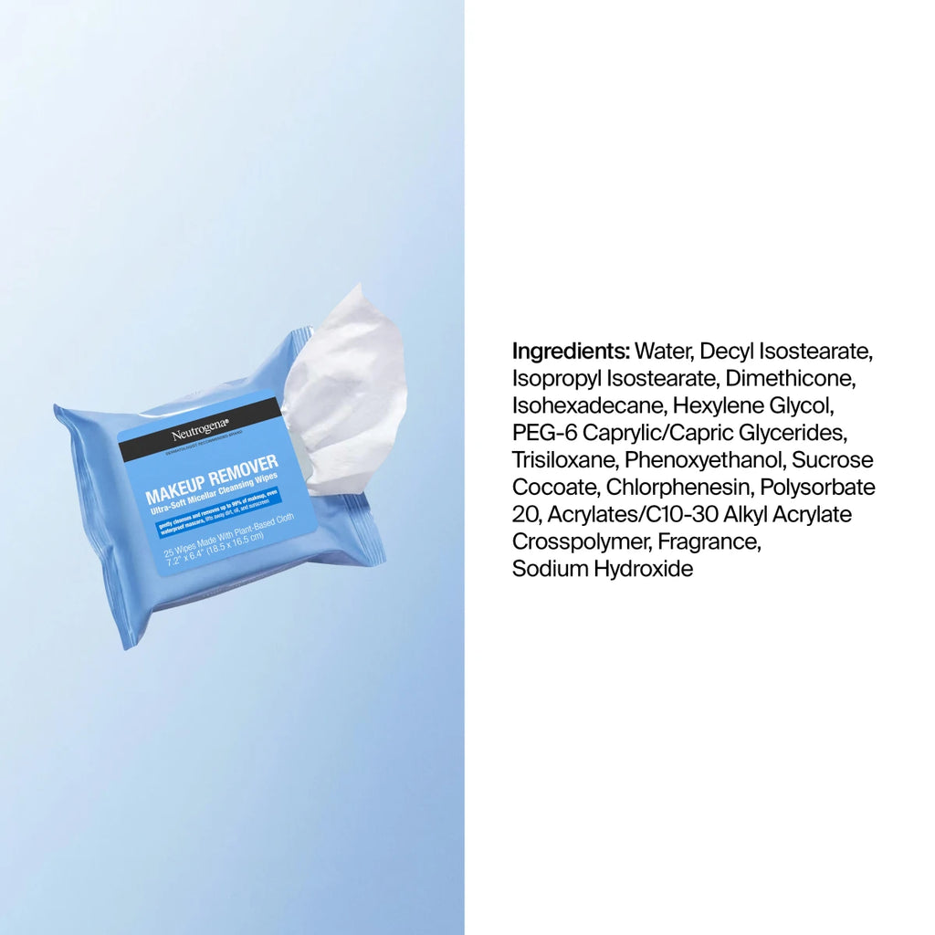 Neutrogena® Makeup Remover Cleansing Towelette Singles product image 8