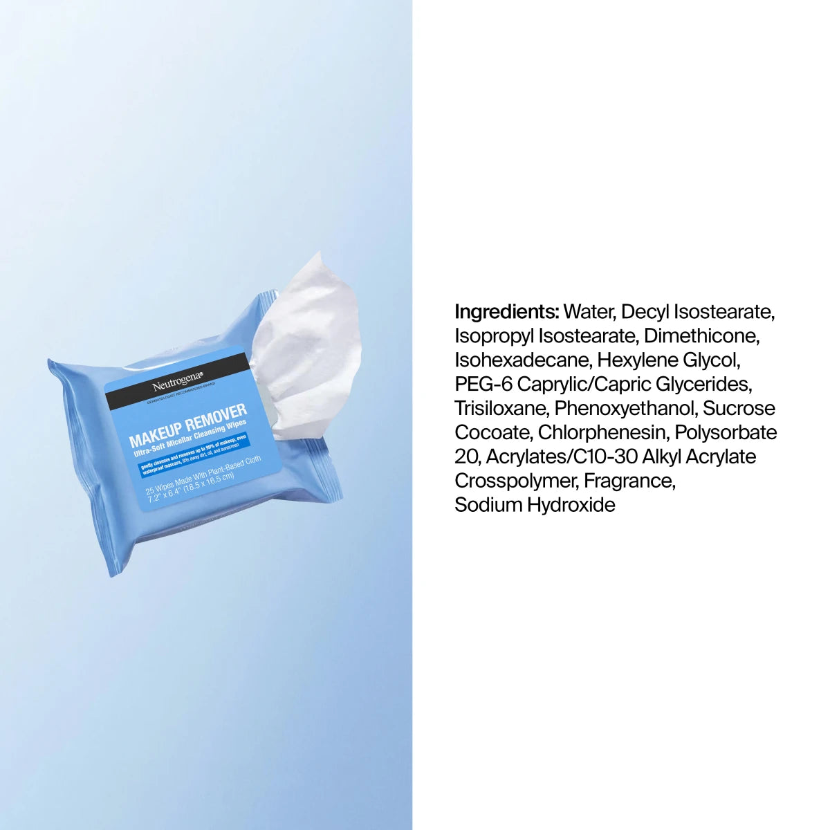 Neutrogena® Makeup Remover Cleansing Towelette Singles product image 8