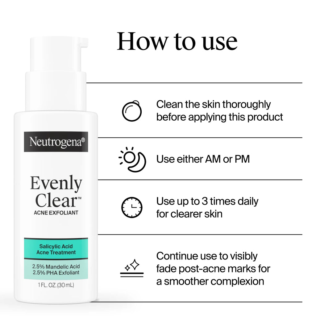 Neutrogena® Evenly Clear™ Acne Exfoliant product image 8