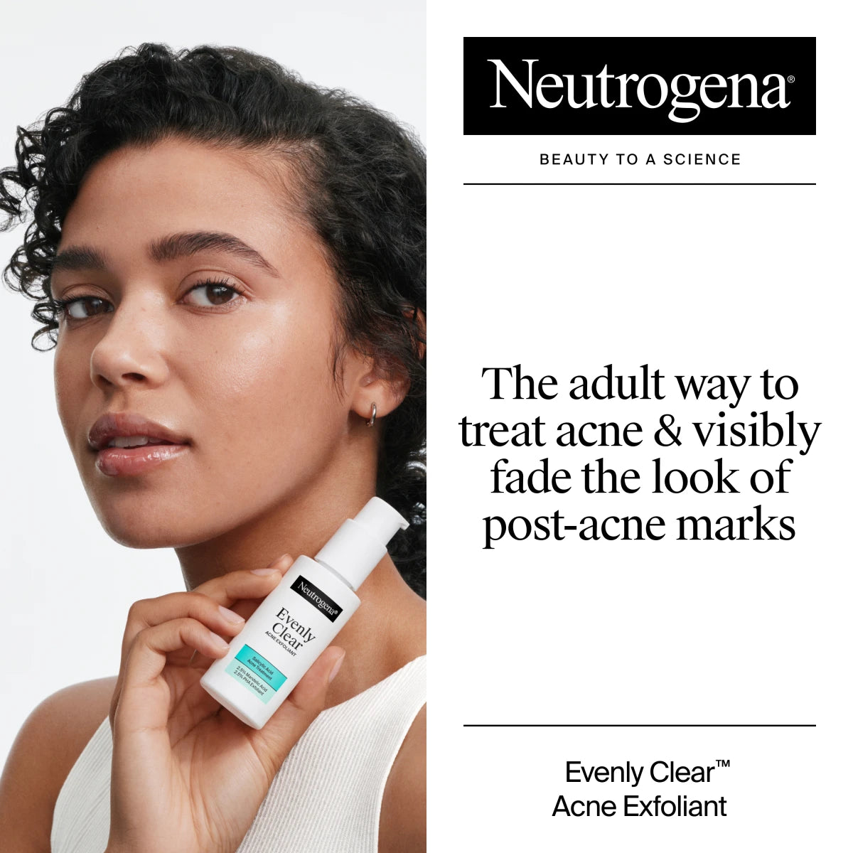 Neutrogena® Evenly Clear™ Acne Exfoliant product image 2