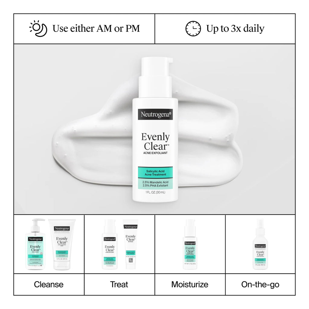 Neutrogena® Evenly Clear™ Acne Exfoliant product image 7