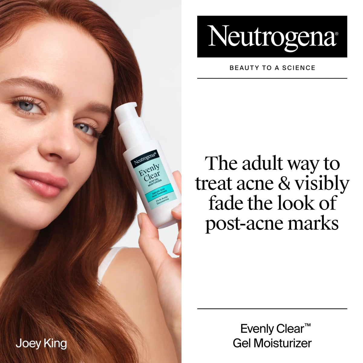 Neutrogena® Evenly Clear™ Acne Gel Moisturizer product image 2