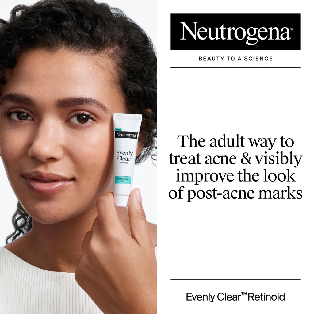 Neutrogena® Evenly Clear™ Retinoid Adapalene Gel 0.1% Acne Treatment product image 2