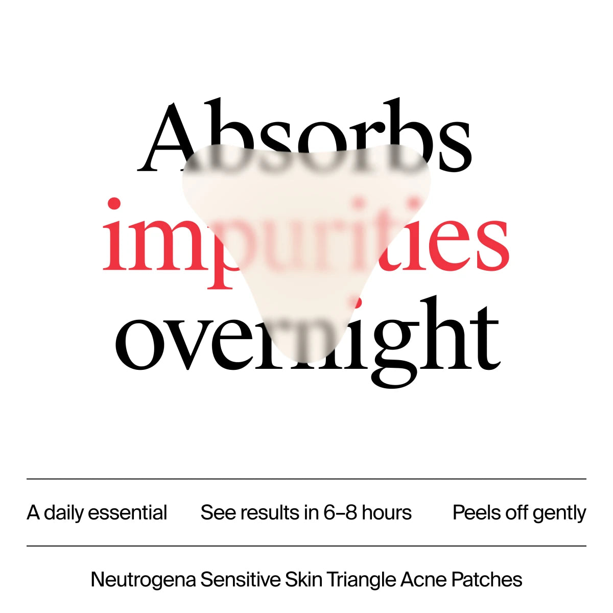 Neutrogena® Sensitive Skin Triangle Acne Patches product image 7