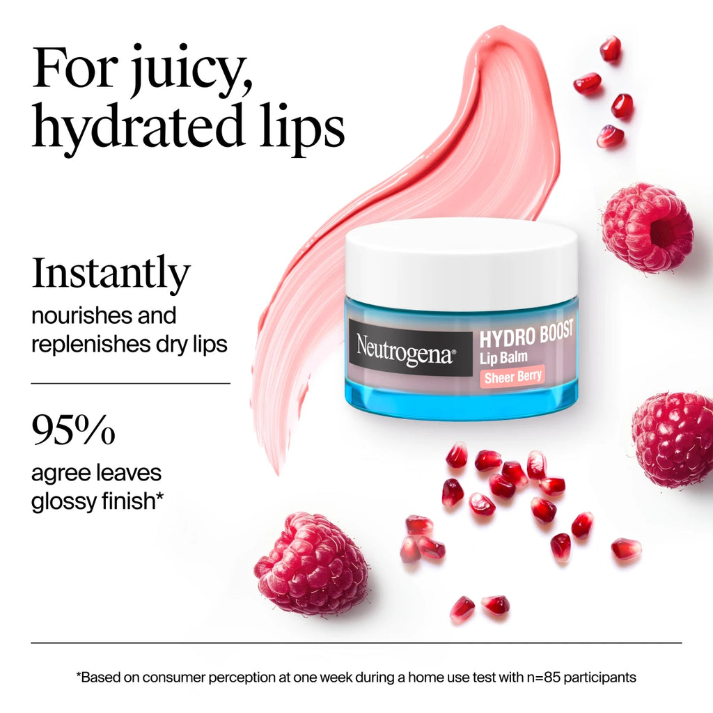 Neutrogena® Hydro Boost Hyaluronic Acid Lip Balm, Sheer Berry product image 4
