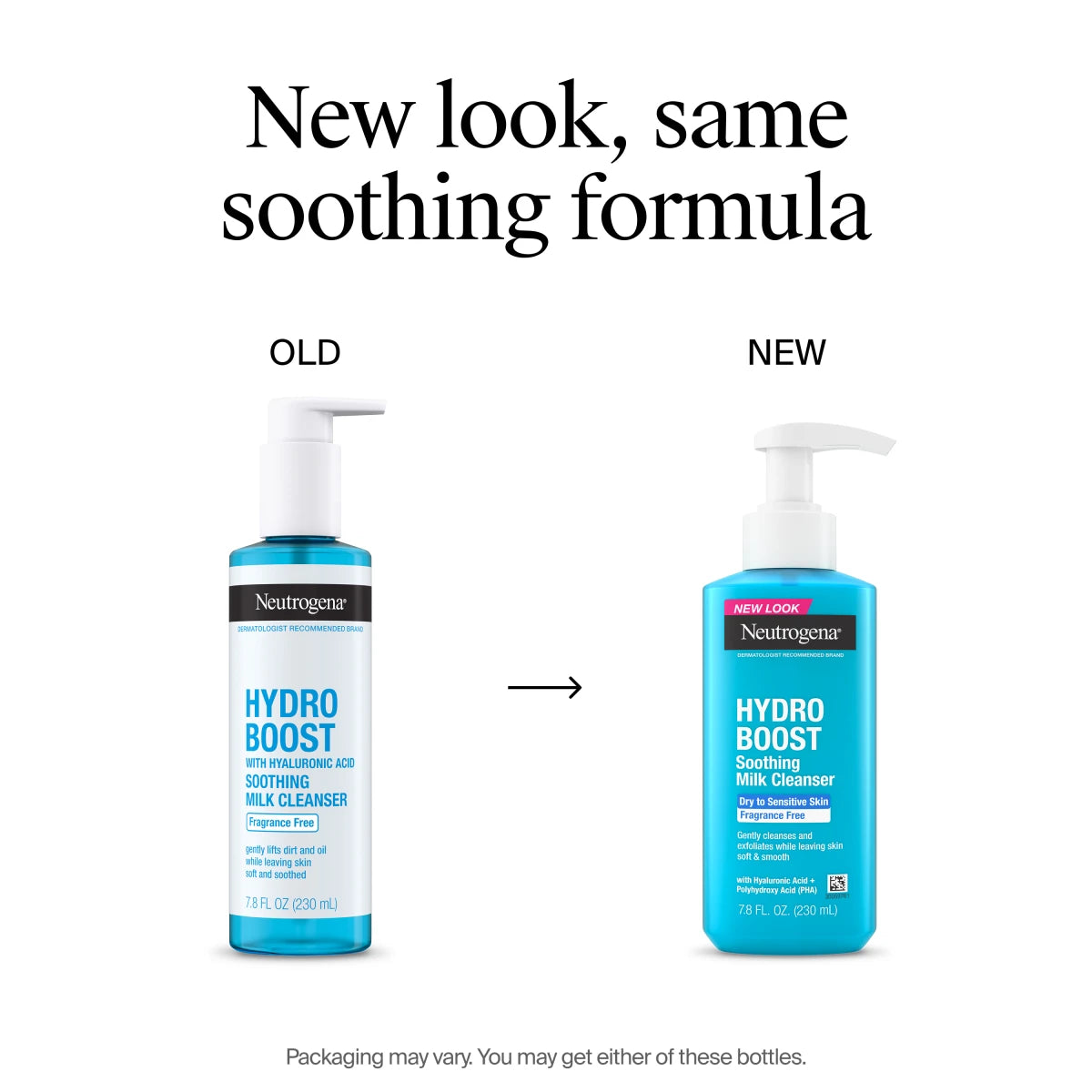 Neutrogena® Hydro Boost Soothing Milk Cleanser Fragrance Free product image 2