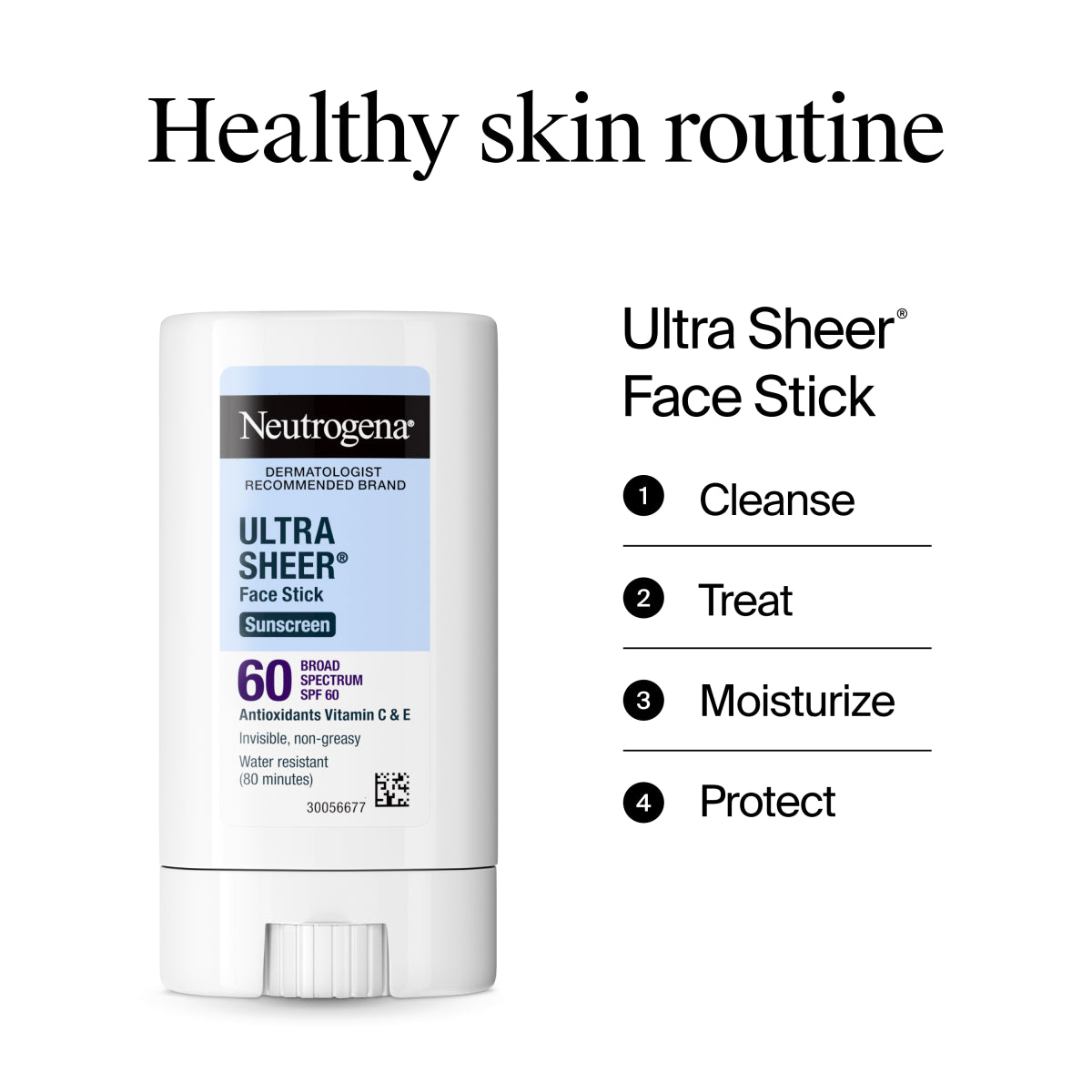 Neutrogena Ultra Sheer Face Stick Sunscreen SPF 60 product image 8