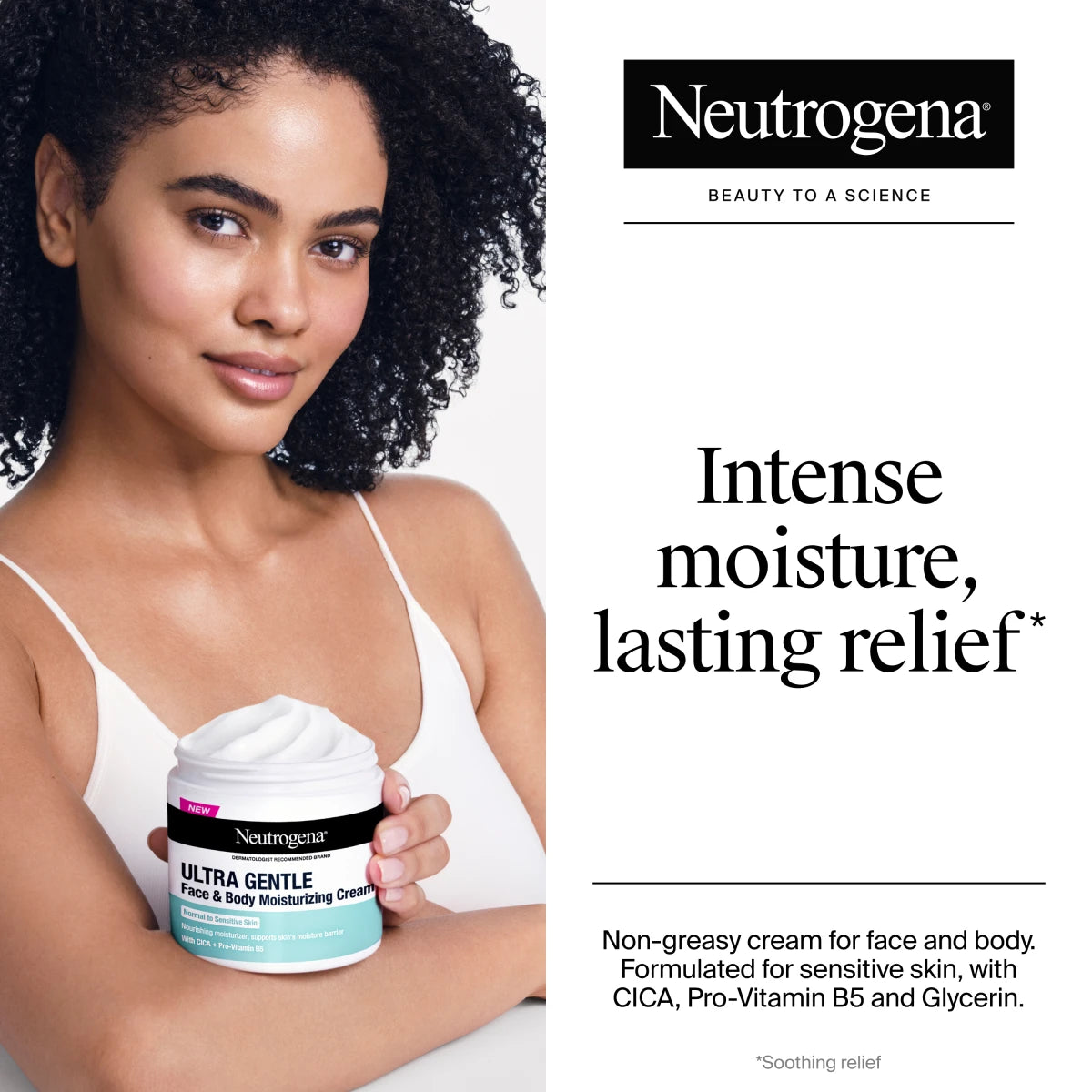Neutrogena® Ultra Gentle Face & Body Daily Moisturizing Cream product image 2