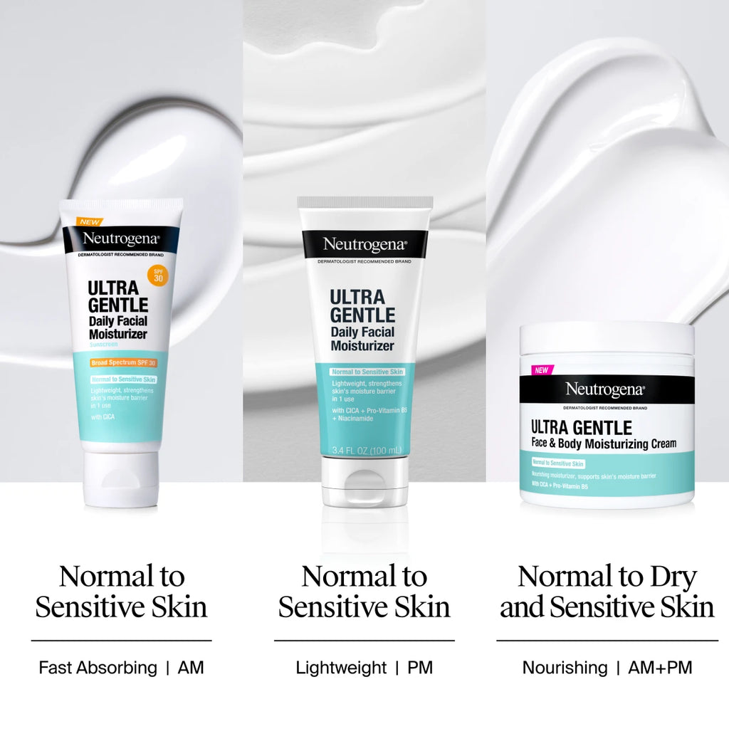 Neutrogena® Ultra Gentle Daily Facial Moisturizer with Broad Spectrum SPF 30 product image 7