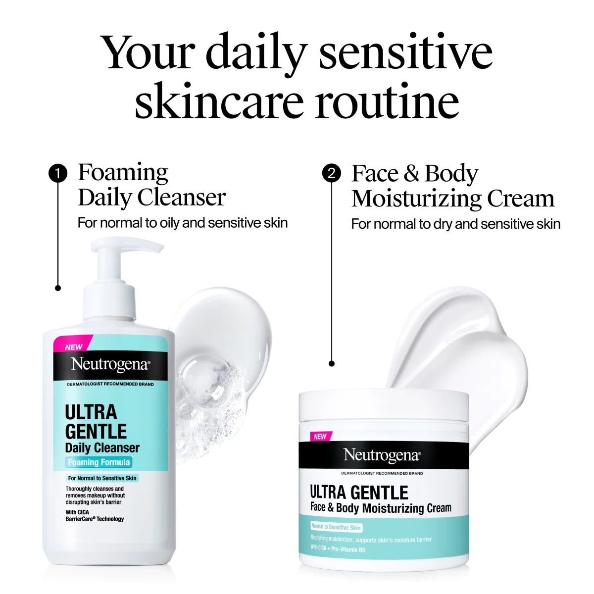 Neutrogena® Ultra Gentle Face & Body Daily Moisturizing Cream product image 6