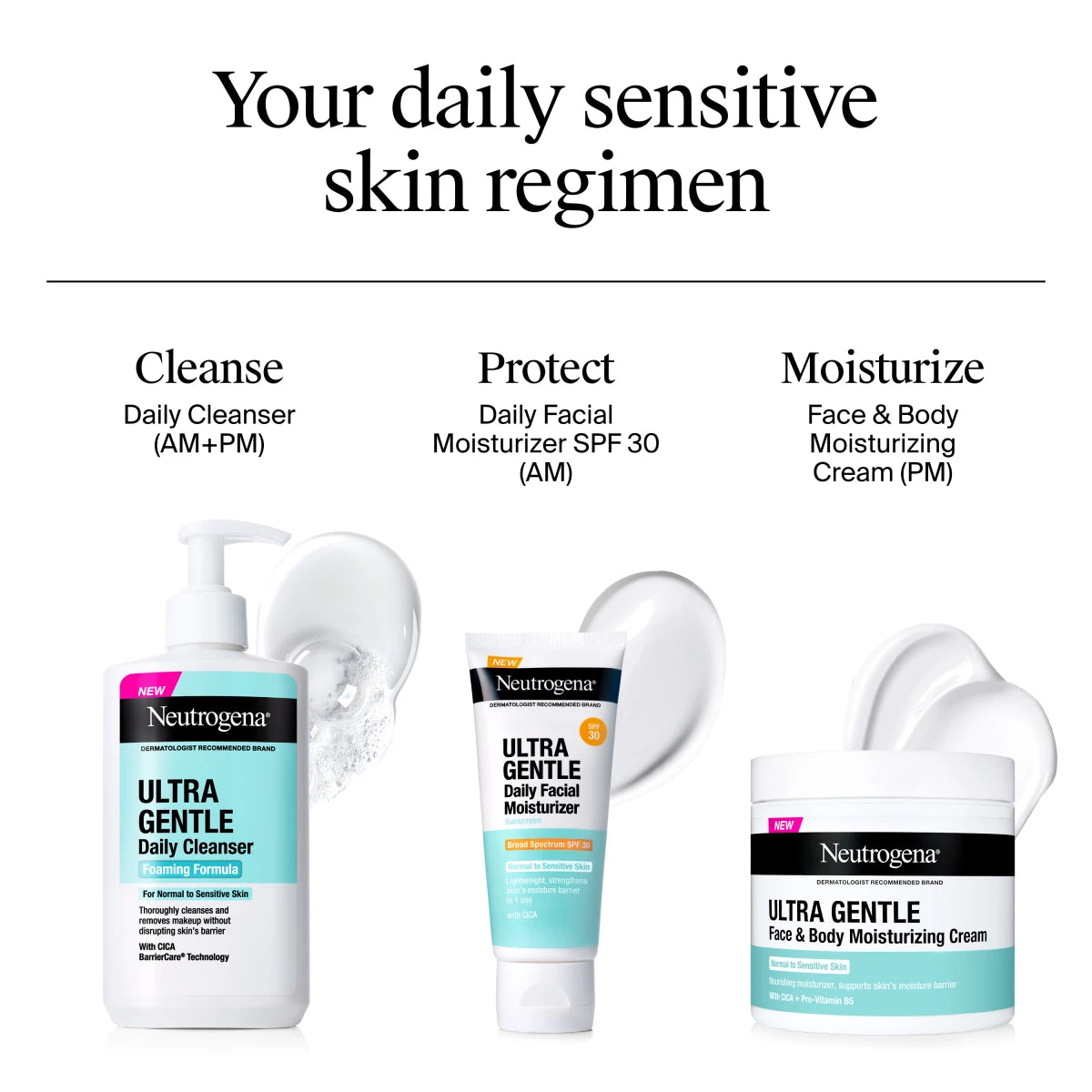 Neutrogena® Ultra Gentle Daily Cleanser, Fragrance Free product image 8
