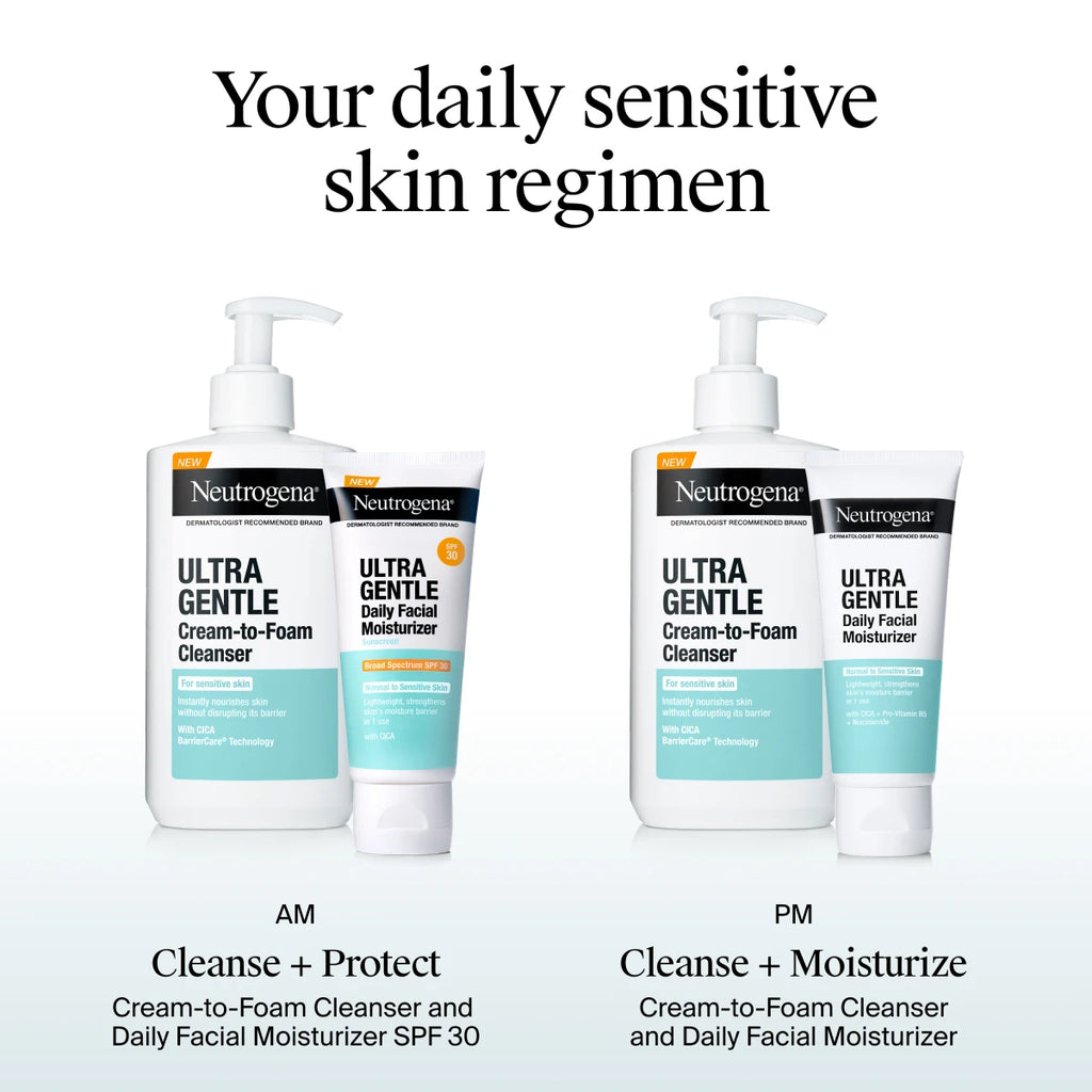 Neutrogena® Ultra Gentle Daily Facial Moisturizer with Broad Spectrum SPF 30 product image 8