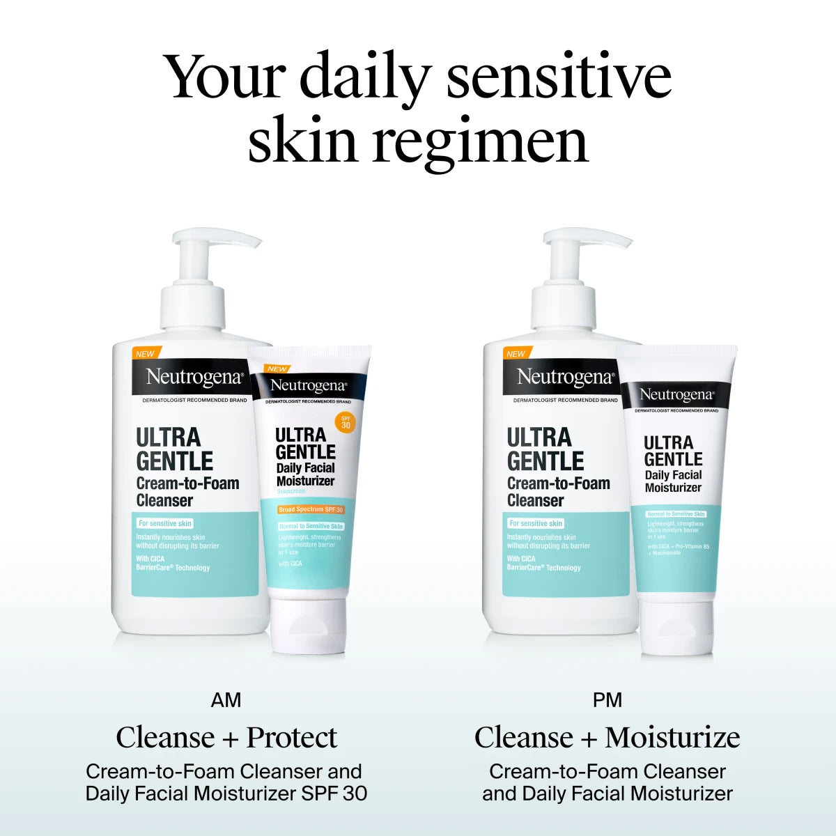 Neutrogena® Ultra Gentle Daily Facial Moisturizer with Broad Spectrum SPF 30 product image 8