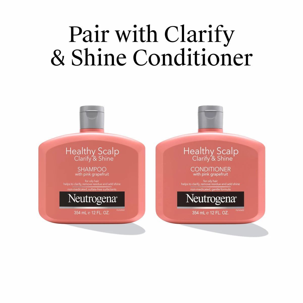 Neutrogena® Healthy Scalp Clarify & Shine Shampoo with Pink Grapefruit product image 5