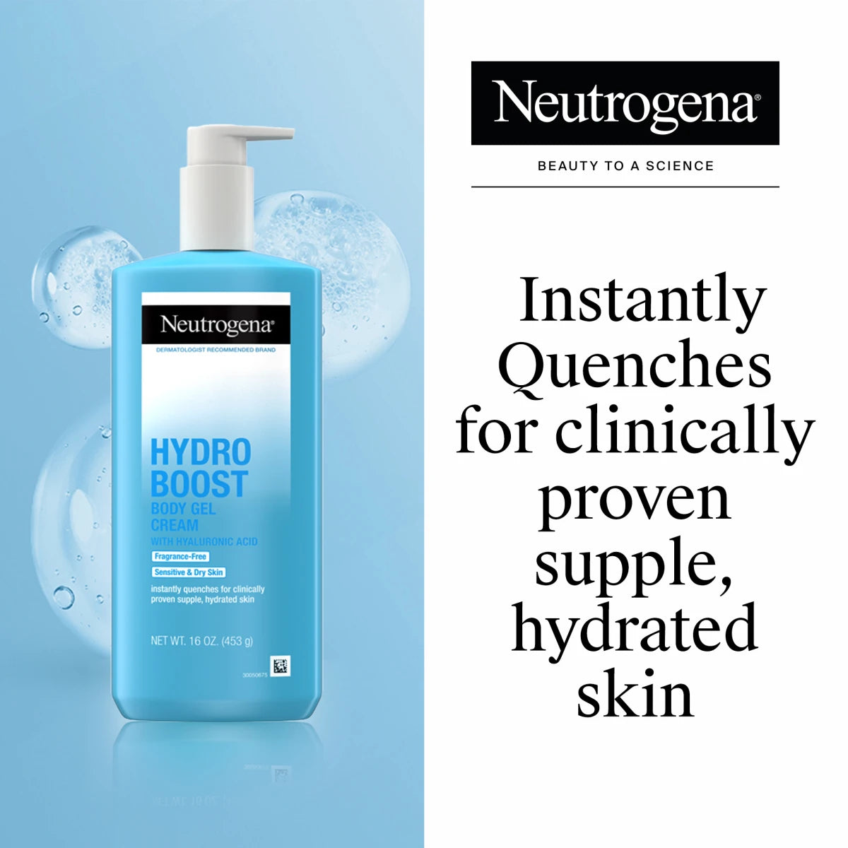 Neutrogena® Hydro Boost Body Gel Cream Fragrance-Free product image 2