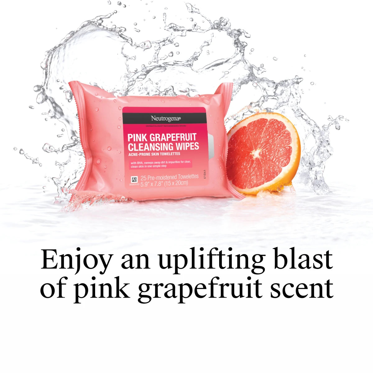 Neutrogena® Oil-Free Cleansing Wipes Pink Grapefruit product image 5
