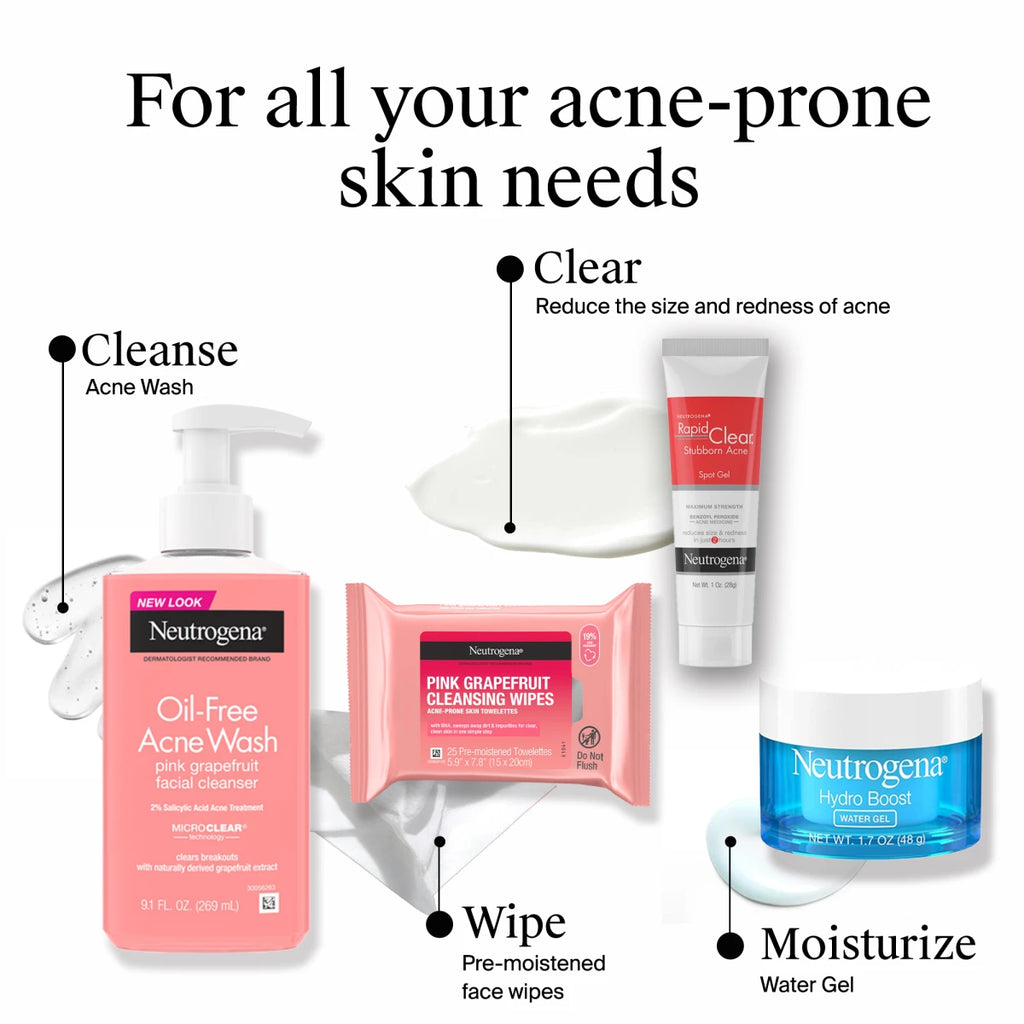 Neutrogena® Oil-Free Cleansing Wipes Pink Grapefruit product image 8