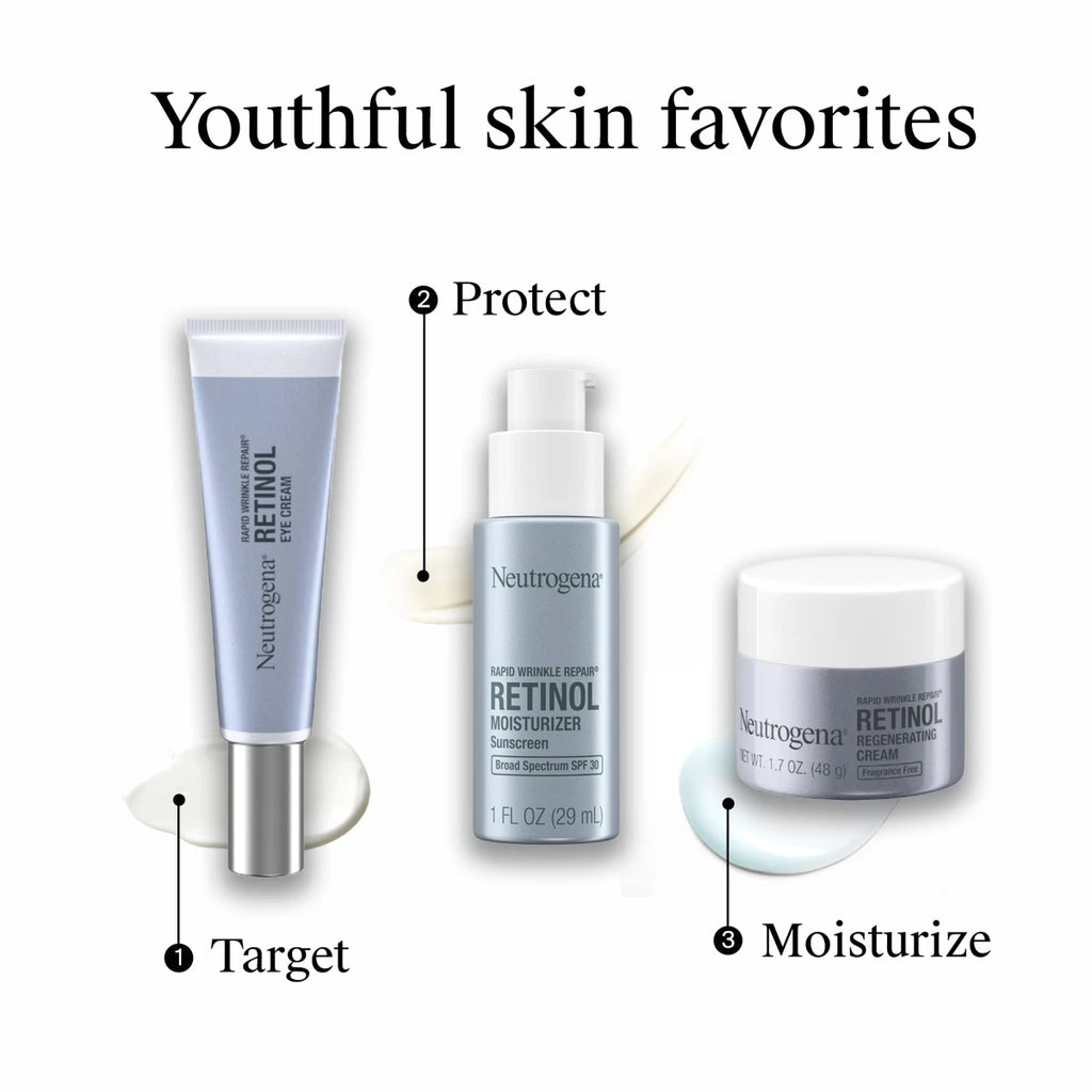 Neutrogena® Rapid Wrinkle Repair Retinol Moisturizer with Sunscreen Broad Spectrum SPF 30 product image 8