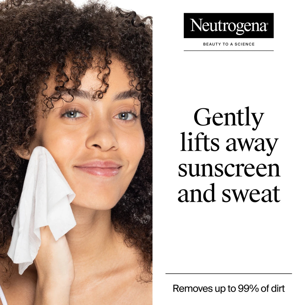 Neutrogena Gentle Cleansing Wipes, Ultra-Soft Micellar Wipes, Fragrance Free product image 2