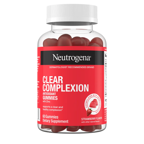 Neutrogena® Clear Complexion Antioxidant Gummies with Zinc, 60 Gummies product image 1