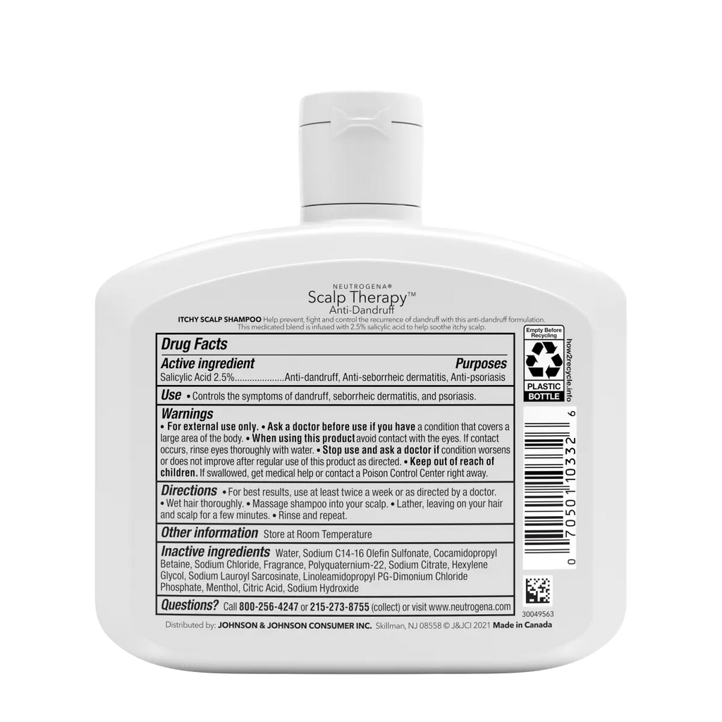 Neutrogena® Scalp Therapy Anti-Dandruff Medicated Itchy Scalp Shampoo product image 8
