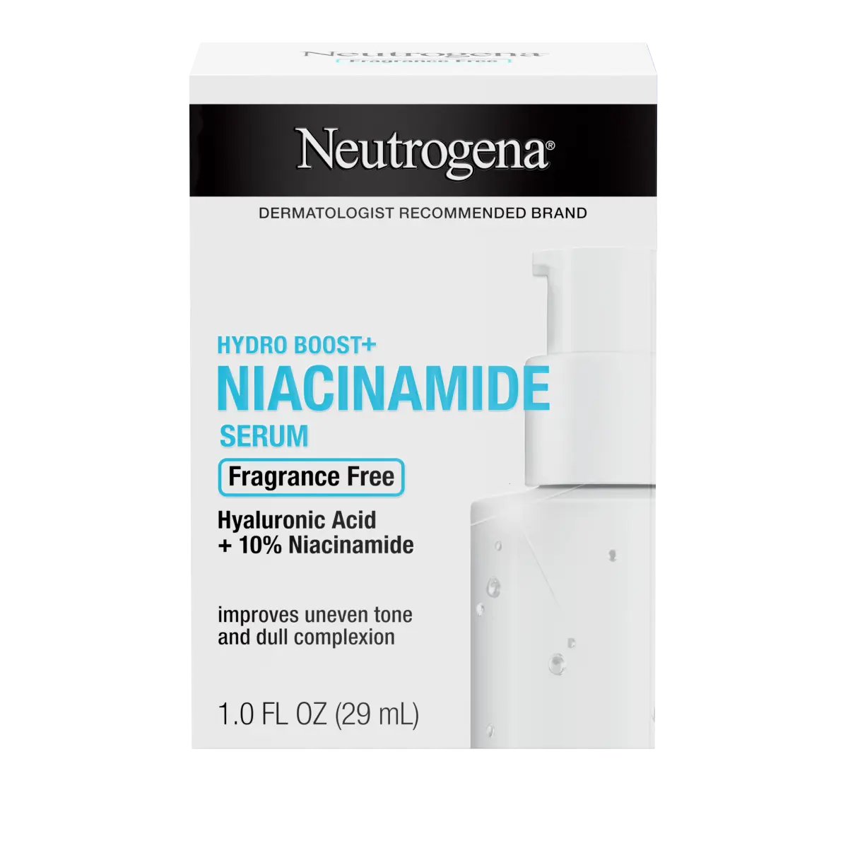 Neutrogena® Hydro Boost+ Niacinamide Serum, Fragrance Free product image 1