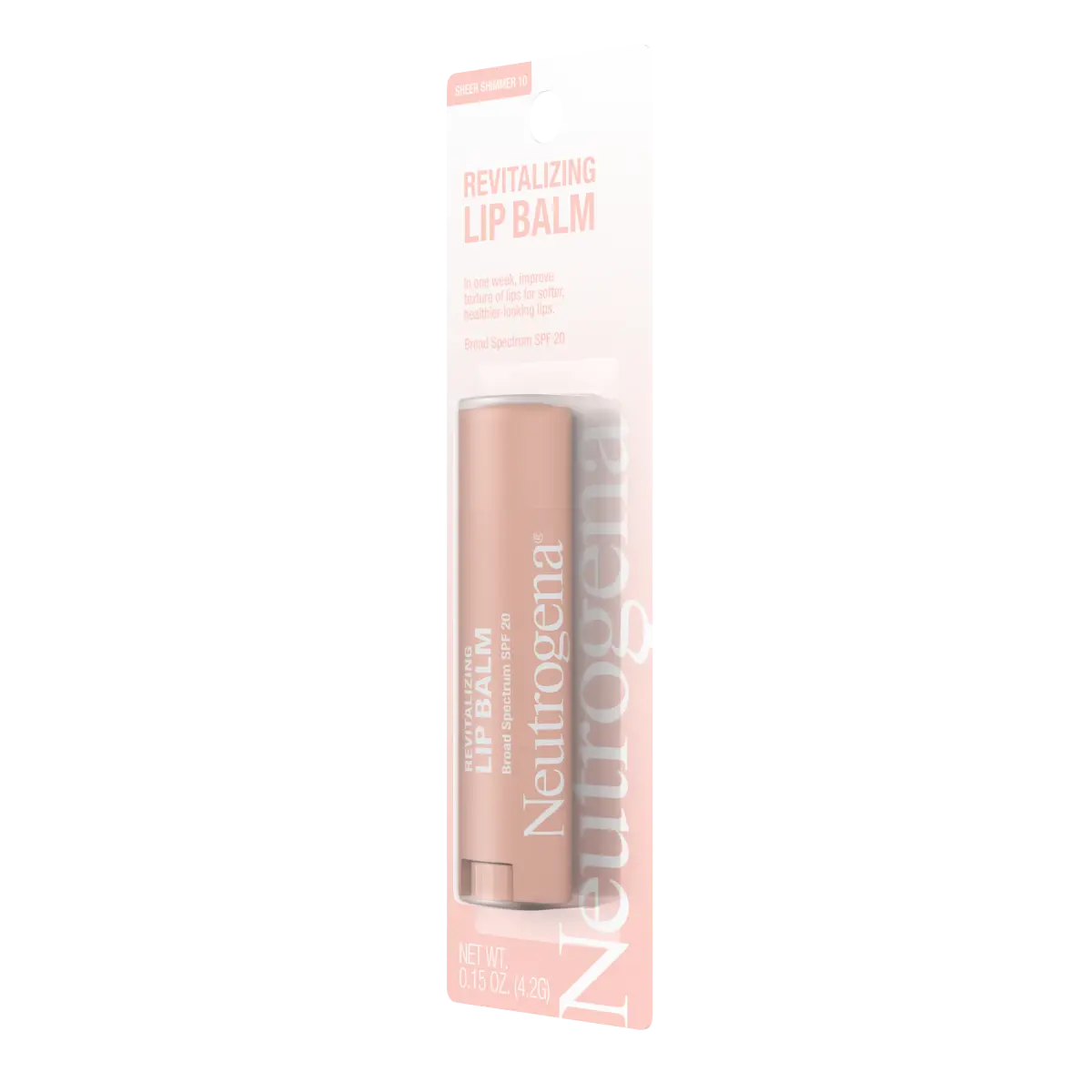 Neutrogena Revitalizing Lip Balm SPF 20, Sheer Shimmer 10, . product image 4