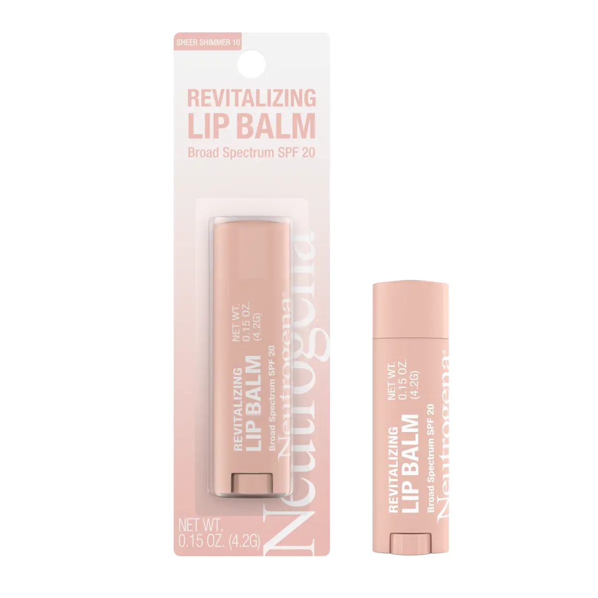 Neutrogena Revitalizing Lip Balm SPF 20, Sheer Shimmer 10, . product image 3